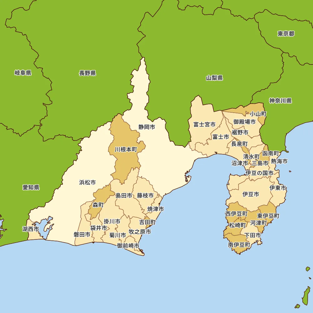 静岡県マップ