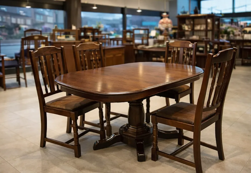 カリモクコロニアルダイニングセット