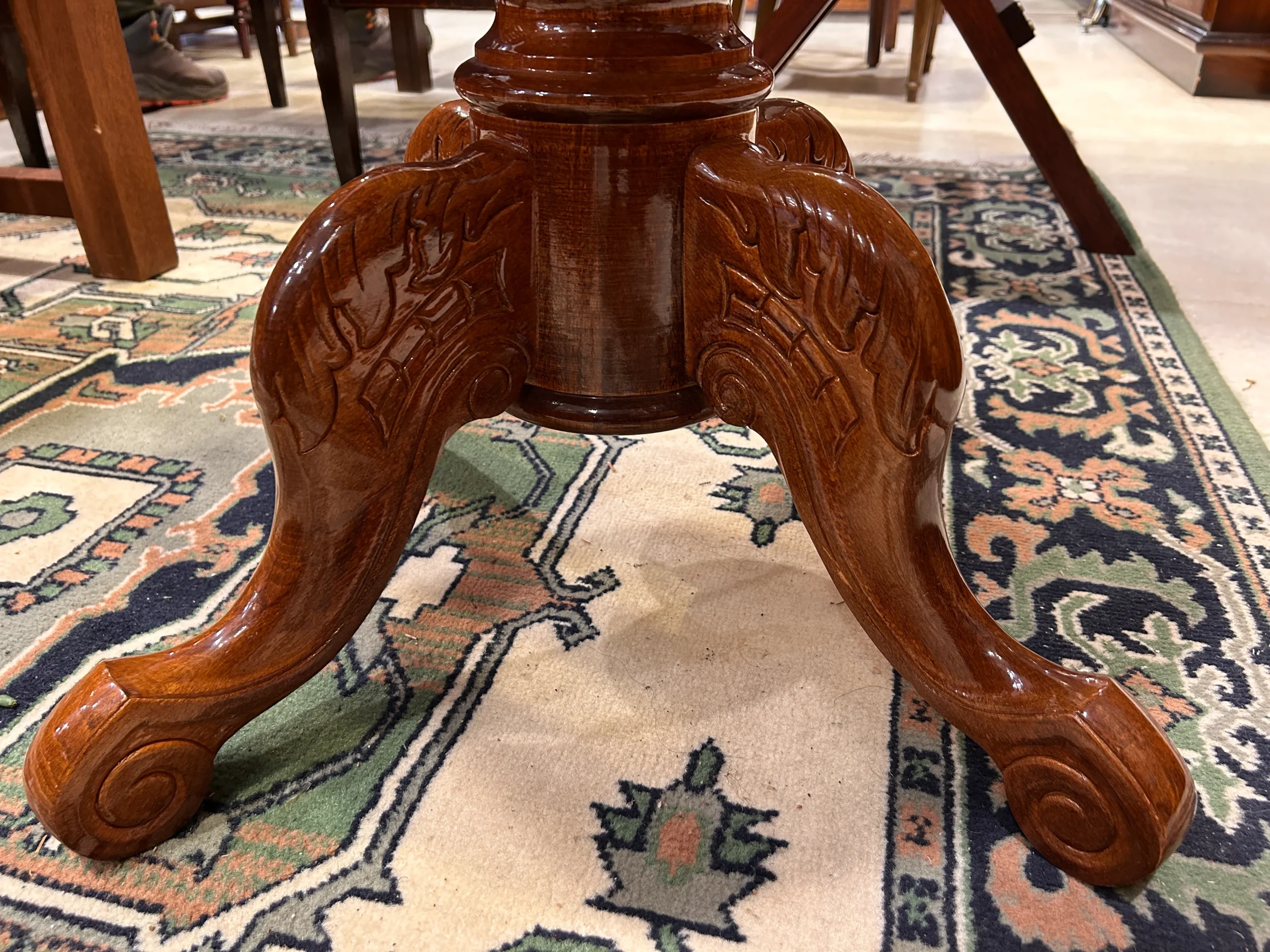 イタリア象嵌彫コーヒーテーブル-04